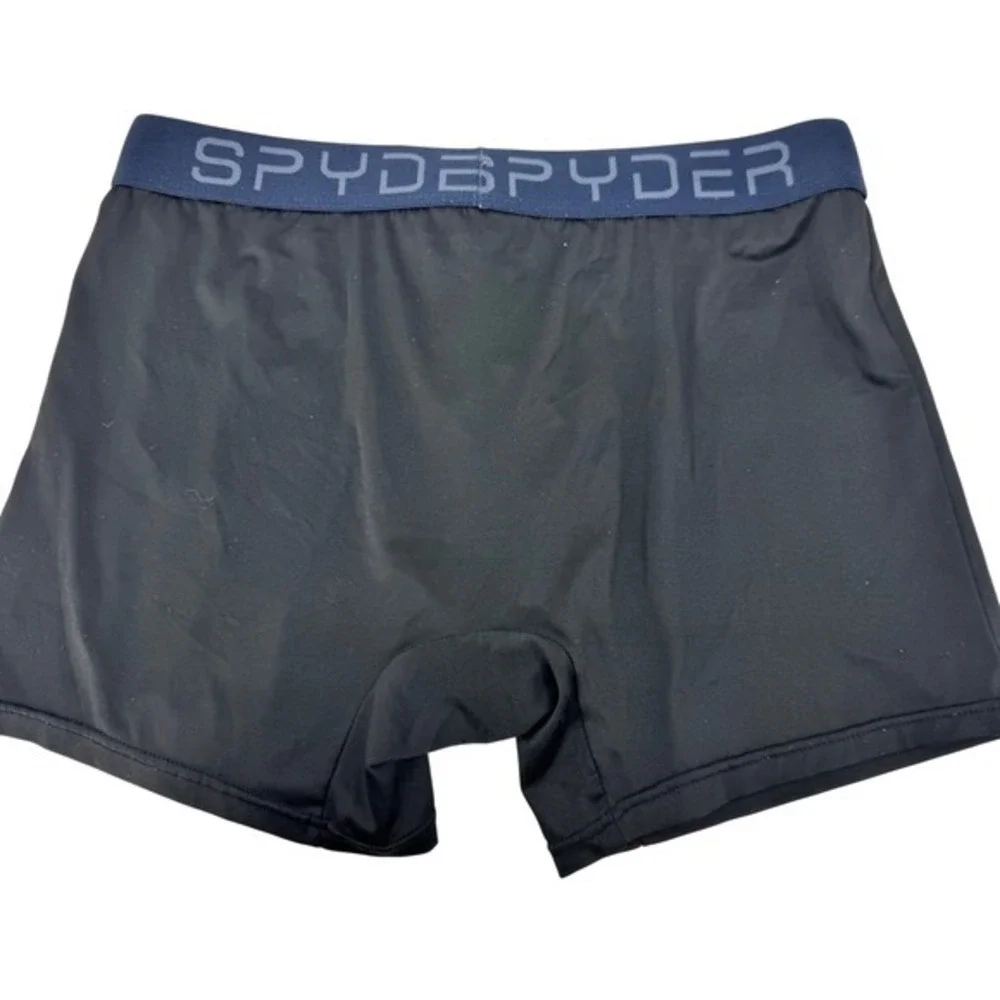 Spyder Mens‎ Boxer Briefs Black Performance Stretch Underwear Size Medium